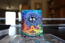 Topps Pokemon Card Tangela #114 Rainbow Holo Blue Label First Print - Image 1