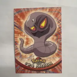 ARBOK #24 - RED Logo - NON-HOLO - SERIES 1 - TOPPS Pokemon Card - Nm - Image 1