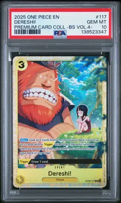 Dereshi! PSA10 2025 One Piece Premium Card Best Selection Vol.4 #117 - Image 1