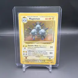 Pokemon TCG Magneton Base Set Holo Unlimited Rare Card 9/102 - Image 1