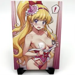 Pretty Cure Mirai Asahina Sexy Anime Waifu Girl Doujin Lewd Goddess Story Card - Image 1