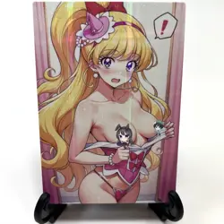 Pretty Cure Mirai Asahina Sexy Anime Waifu Girl Doujin Lewd Goddess Story Card - Image 2