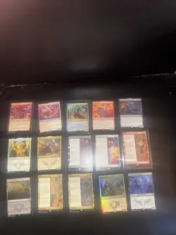 Magic: The Gathering Cards Lot8 3 Mythics and 12 Rares Foils and Non Foils Mint - Image 1