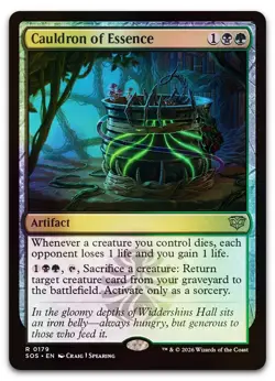 Cauldron of Essence #179 (Foil) (NM) Secrets of Strixhaven SOS Magic MTG - Image 1