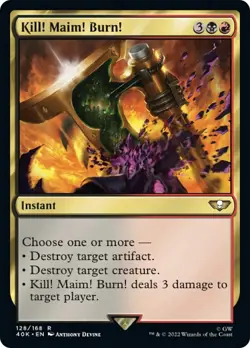 MTG Kill! Maim! Burn! [Warhammer 40,000] Near Mint Magic - Image 1