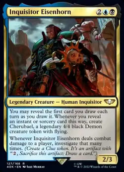MTG Inquisitor Eisenhorn [Warhammer 40,000] Near Mint Magic - Image 1