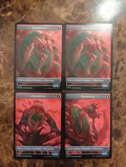 (4) Incubator (17) Phyrexian (17) Token *PLAYSET* MTG March of the Machine NM - Image 2