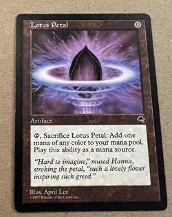 Lotus Petal - Tempest - MTG - Magic the Gathering - Image 1