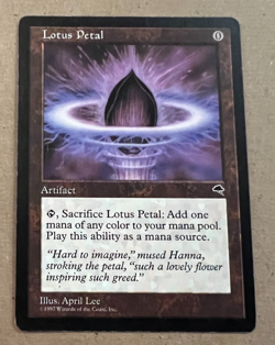 Lotus Petal - Tempest - MTG - Magic the Gathering - Image 2