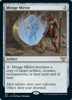 MTG Mirage Mirror [Kamigawa: Neon Dynasty Commander] Near Mint Magic - Image 1