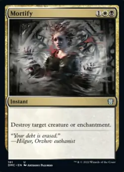 MTG Mortify [Dominaria United Commander] Near Mint Magic - Image 1