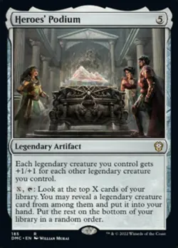MTG Heroes' Podium [Dominaria United Commander] Near Mint Magic - Image 1
