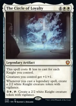 MTG The Circle of Loyalty [Dominaria United Commander] Near Mint Magic - Image 1