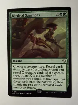 Kindred Summons 112 NM Lorwyn Eclipsed Commander MTG - Image 1