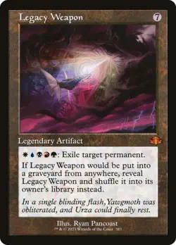 MTG Legacy Weapon (Retro) [Dominaria Remastered] Foil Near Mint Magic - Image 1