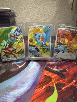 Pokemon TCG First Partner Illustration Collection Series 1 Kanto GEN 1 Starters - Image 1