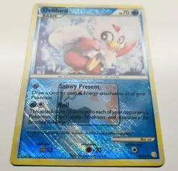 Pokemon League Promo Delibird 39/123 Crosshatch Holo Promo NM+ - Image 2