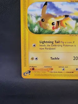 Pikachu 124/165 Expedition Base Set Regular Non Holo Common Pokemon - Image 5
