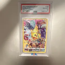 Pokemon Pikachu 160/159 Crown Zenith Secret Rare Full Art Holo PSA 10 English - Image 1