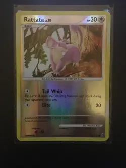 Pokemon DP Secret Wonders - Rattata Reverse Holo Common 103/132 - Image 1