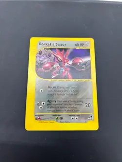 Pokemon Rocket's Scizor 004/009 Best of Regular Promo WOTC - Image 1