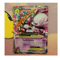Pokemon M Mewtwo EX 64/162 Breakthrough Ultra Rare Holo 2015 - Image 1
