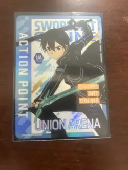 Kirito Sword Art Online UE07BT/SAO-1-AP01 Action Point Card Union Arena English - Image 1