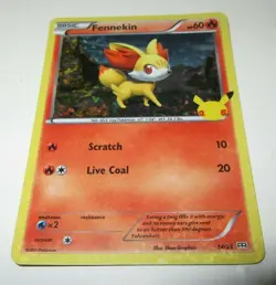 Fennekin - McDonald's 2014 Promo (#3) - Holo Promo - Pokemon 14/25 (Near Mint) - Image 1