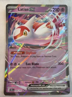 Latias EX Surging Sparks Scarlet & Violet Double Rare NM Pokemon TCG - Image 1