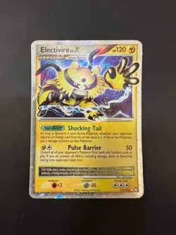 Electivire LV.X 121/123 Mysterious Treasures Holo Rare Pokemon TCG - HP/DMG - Image 1