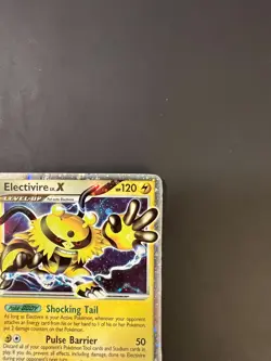 Electivire LV.X 121/123 Mysterious Treasures Holo Rare Pokemon TCG - HP/DMG - Image 3