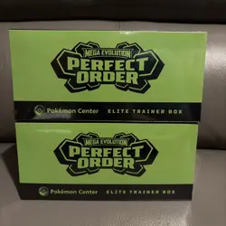2x Pokemon Perfect Order Pokemon Center ETB Elite Trainer Box Brand New Sealed - Image 5