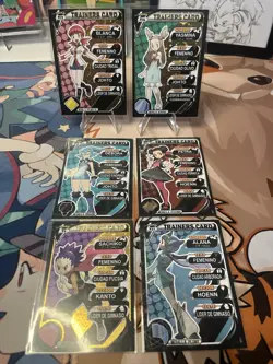 Pokemon Trainer Card Peru Album Sticker Set Box Hits - Image 1