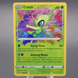 Celebi 009/185 Amazing Rare SWSH04: Vivid Voltage Pokemon TCG NM - Image 1