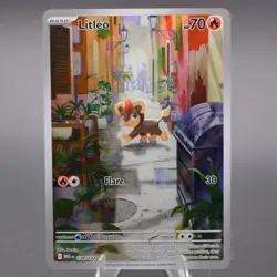 Litleo 139/132 Illustration Rare ME01: Mega Evolution Pokemon TCG NM - Image 1