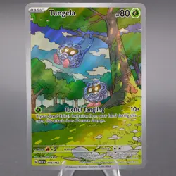 Tangela - 178/165 Illustration Rare SV: Scarlet & Violet 151 Pokemon TCG NM - Image 1