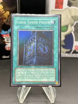 Clock Tower Prison NM 1st Edition Super Rare EOJ-EN048 Yu-Gi-Oh! TCG - Image 1