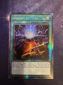 Yugioh! Spright Starter (Starlight Rare) RA05-EN068 Rarity 1st Edition NM - Image 1