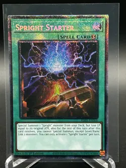 Yugioh TCG Spright Starter Starlight Rare RA05-EN068 1st Edition NM - Image 1