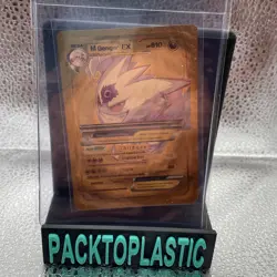 M Gengar EX HP610 Mega Evolution Gold Foil FAN ART Display Card Mint/NM P1 - Image 1