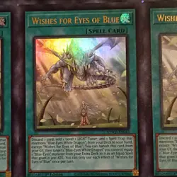 Konami Yu-Gi-Oh! SDWD 1st Edition Holo Uncut Sheet Maiden of White Blue-Eyes - Image 5