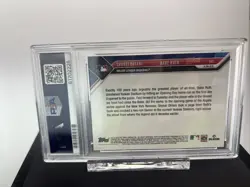 Topps Shohei Ohtani Babe Ruth Trading Card PSA 10 Collaboration Authentic - Image 2