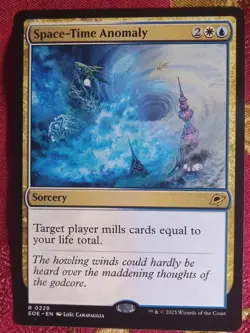 Space-Time Anomaly Edge of Eternities Magic The Gathering MTG Rare Card Sorcery - Image 1