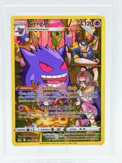 Pokemon Gengar Trainer Gallery Holo Card TG06/TG30 Swsh11: Lost Origin PSA 9 - Image 2