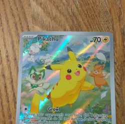 Pokemon TCG Pikachu 088 SV: Scarlet & Violet Promo Holo 2024 Basic 70 HP Card - Image 4