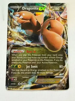 Dragonite EX - 74/111 - Pokemon Furious Fists XY Ultra Rare Card HP - Image 1