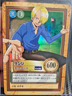 BANDAI One Piece Hyper Battle C341 SANJI HOLO FOIL SCARCE EARLY CARD VINATGE - Image 1