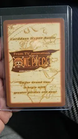 BANDAI One Piece Hyper Battle C341 SANJI HOLO FOIL SCARCE EARLY CARD VINATGE - Image 2