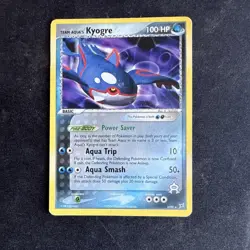 Kyogre 3/95 Rare Team Magma VS Team Aqua Pokemon Card - Image 1