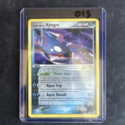 Kyogre 3/95 Rare Team Magma VS Team Aqua Pokemon Card - Image 3